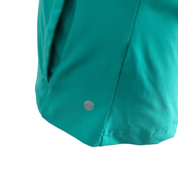 Apana Women's Small Teal Long Sleeve Top 1/4 zip pullover running - Picture 7 of 8